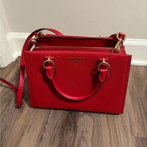 Michael Kors Marilyn Leather Satchel Purse